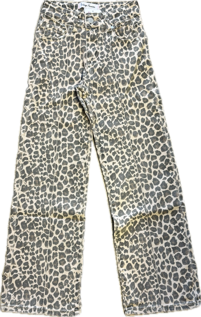 Vintage Havana- Leopard Denim