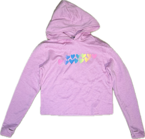 FIREHOUSE- Ombre Hearts Hoody Carnation