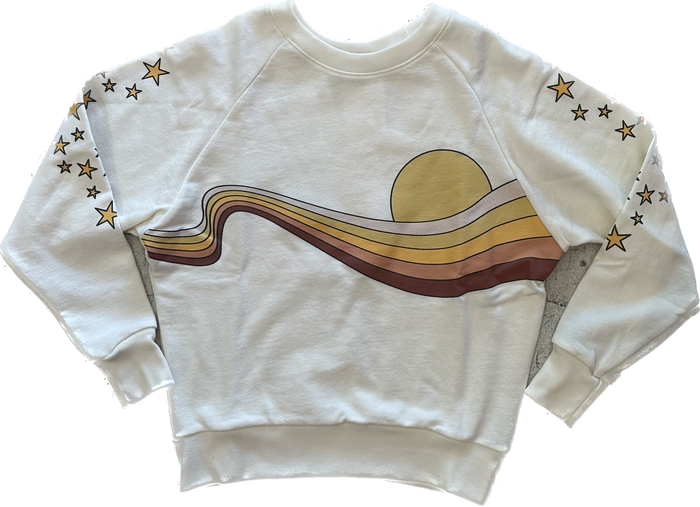 Tiny Whales- Golden Era Boxy Sweatshirt