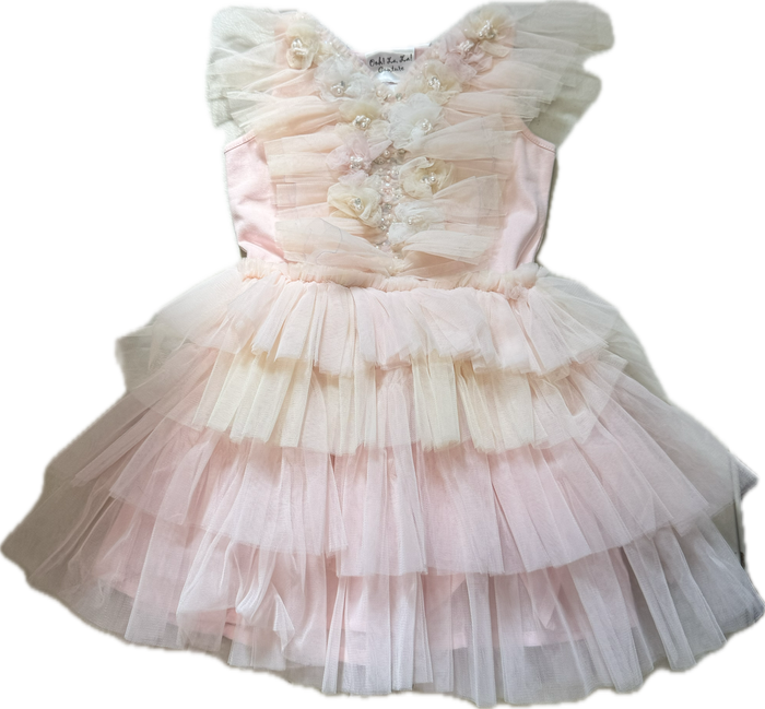 Ooh! La, La! Couture- Phillipa Dress (soft pink/ blush/ ivory)