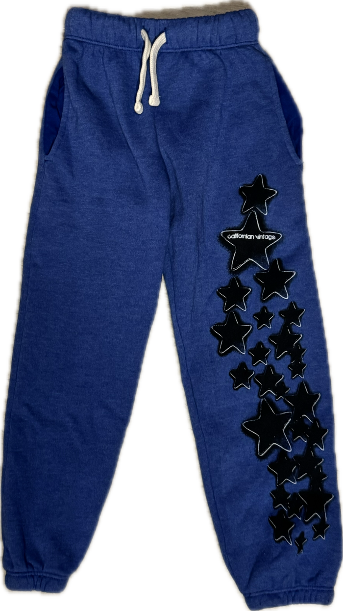 CALIFORNIAN VINTAGE- One Star Sweatpants (Blue)