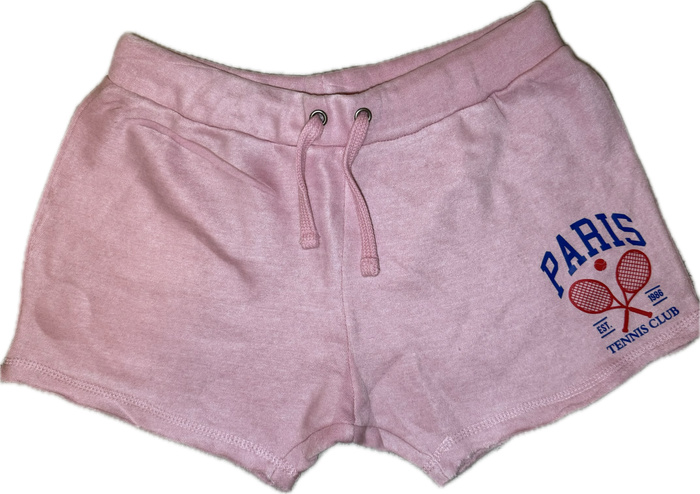 Vintage Havana- Paris Tennis Club Shorts (Pink)