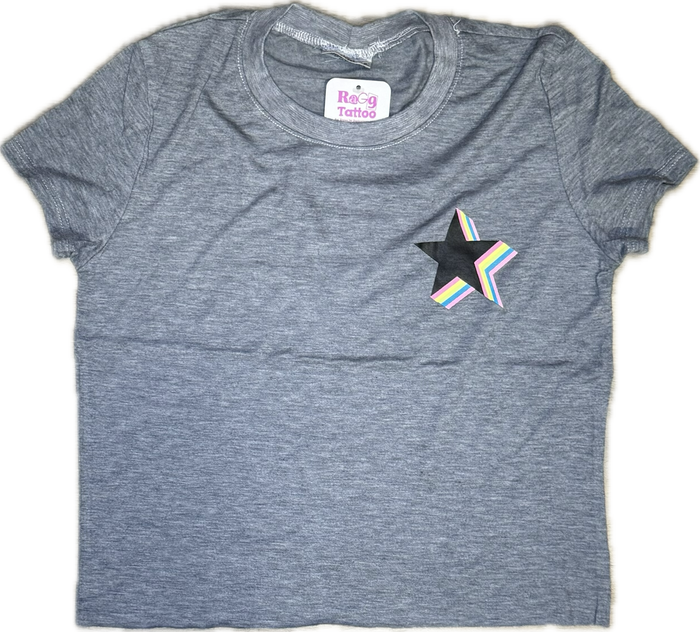 FIREHOUSE- Star ShortSleeve Heather Grey