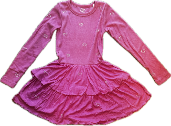 FLOWERS BY ZOE- Candy Pink Dress