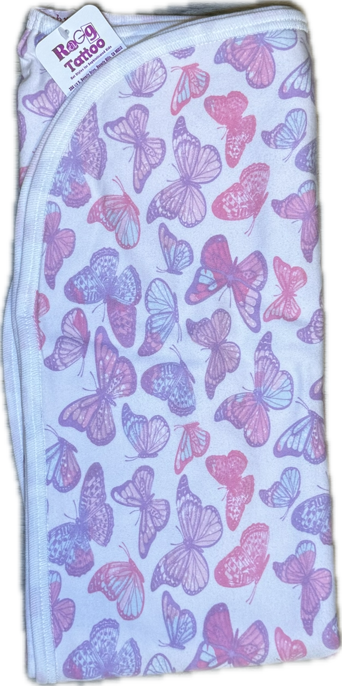 BABY STEPS- Butterflies Blanket, Lilac