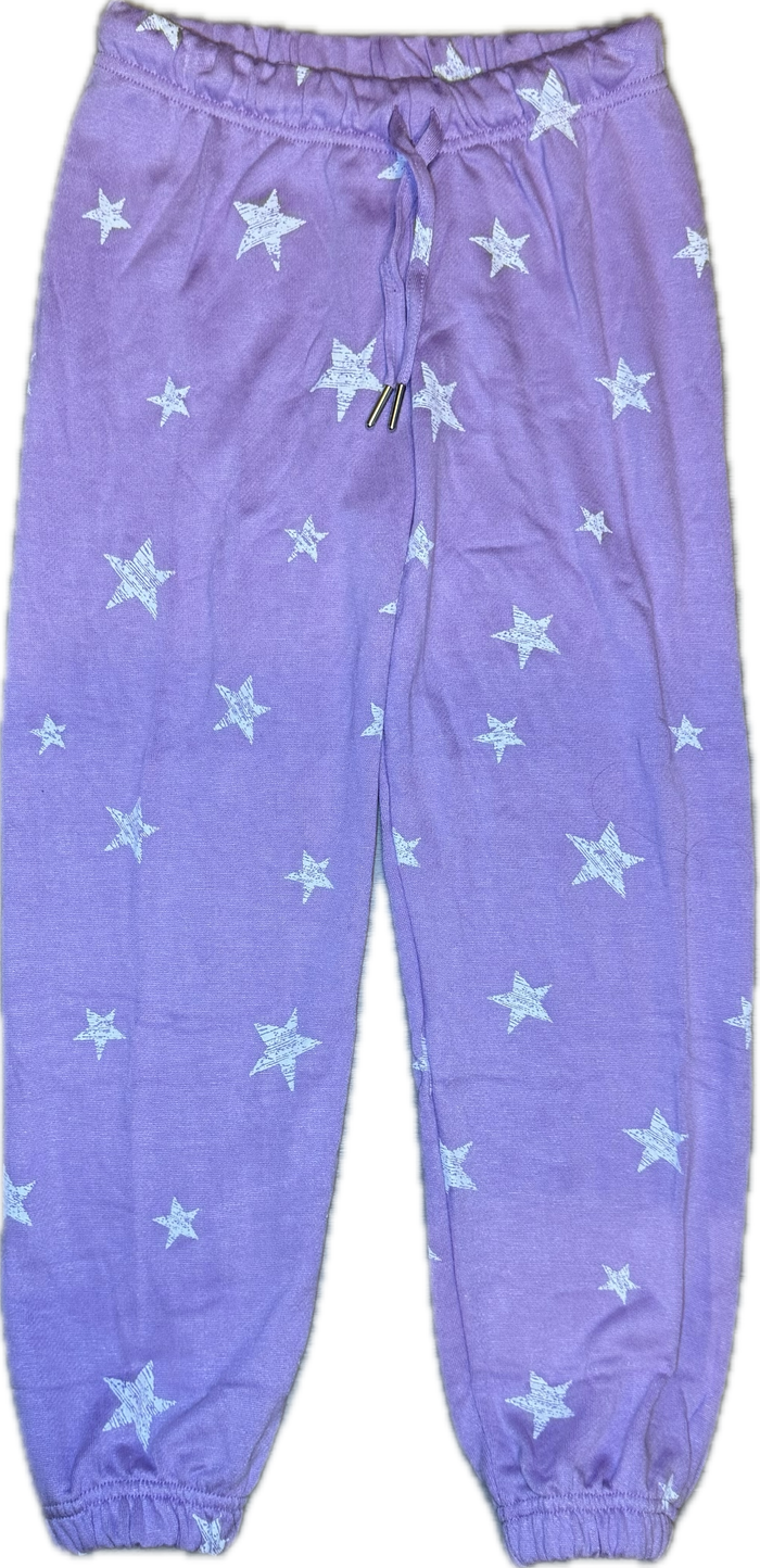 FLOWERS BY ZOE- Multi Star Pants (Lavender)