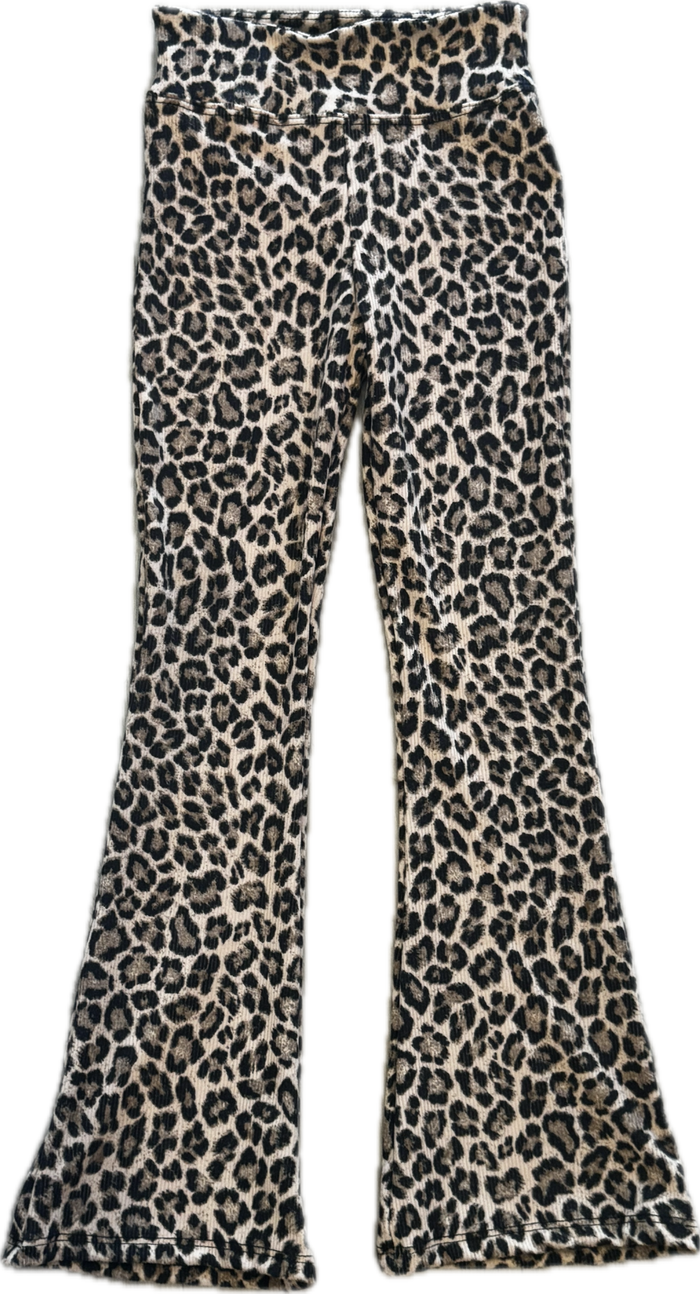 Dori Creations- Flare Leopard Pants