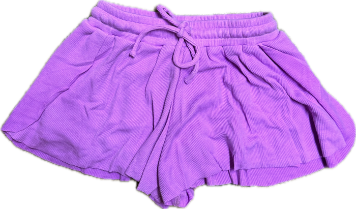 Flowers By Zoe- Neon Purple Shorts