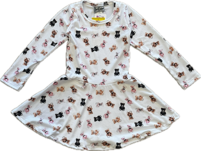 Dori Creations- White Baby Bear Dress