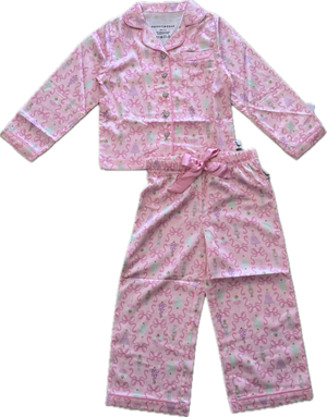 PREPPY GOOSE- Nut Cracker Long Sleeve Pajama Set