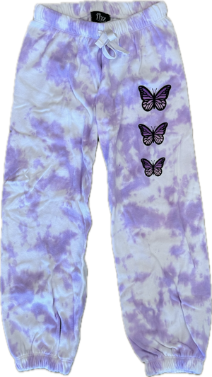 FLOWERS BY ZOE- Tie Dye Butterfly Pants