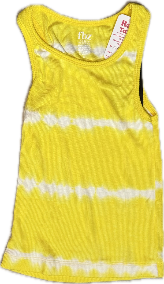 Flower By Zoe- Yellow White Lines Tank