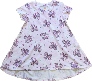 esme- Fabulous Bows Short Sleeve Hi/Low Dress