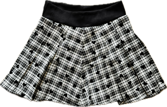 FLOWERS BY ZOE- Hearts in Line Skort