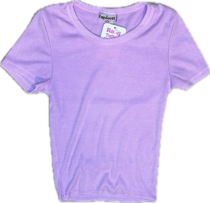 FIREHOUSE- Ribbed Tee Grape