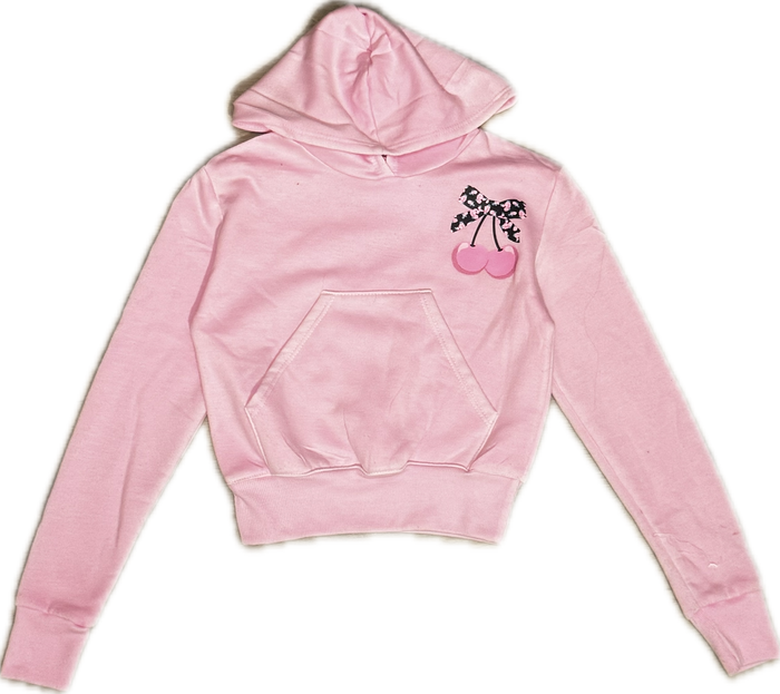 FIREHOUSE- Multi Cherry Bow Pullover Hoodie