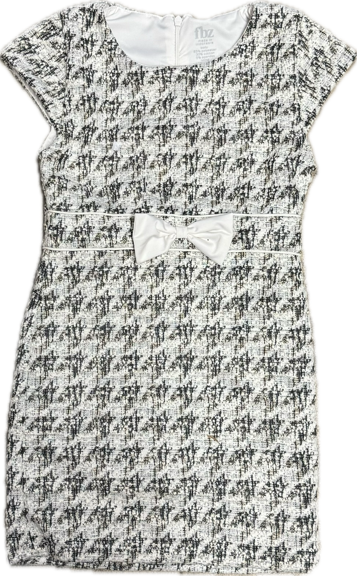 FLOWERS BY ZOE- Houndstooth Dress