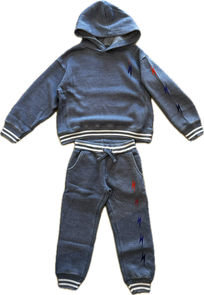 Vintage Havana- Mountain Blue College Stripe Set