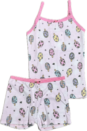 esme- Groovy Popsicle Camisole & Shorts Pajama Set