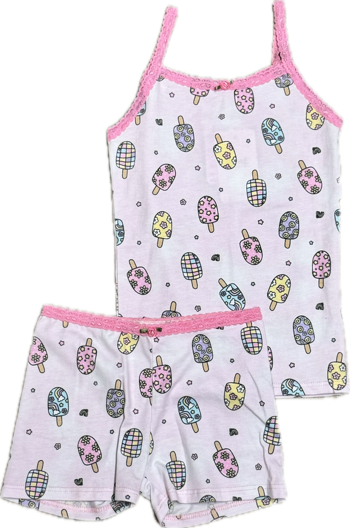 esme- Groovy Popsicle Camisole & Shorts Pajama Set