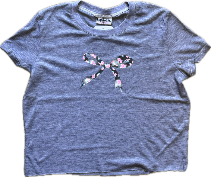 FIREHOUSE- Blooming Bowtique T-shirt (grey)