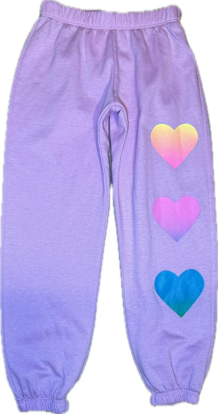 FIREHOUSE-  Ombre Hearts Sweatpants (Carnation)