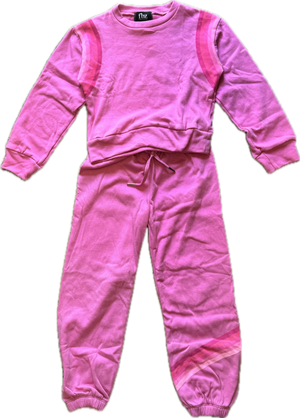 FLOWERS BY ZOE- Prism Pink Sweatpants