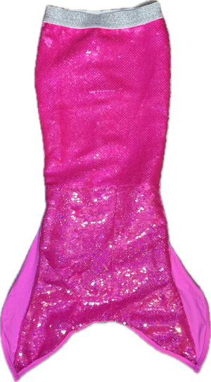 shade critters- Sequence Mermaid Shimmer pink Tail Girls Coverup