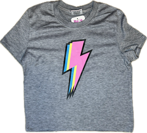 FIREHOUSE- Lightning T-shirt (Heather Grey)