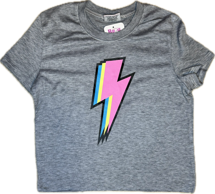 FIREHOUSE- Lightning T-shirt (Heather Grey)