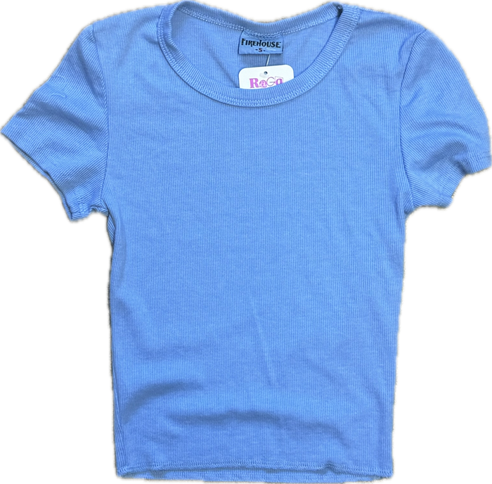 FIREHOUSE- Ribbed Shirt (ice blue)