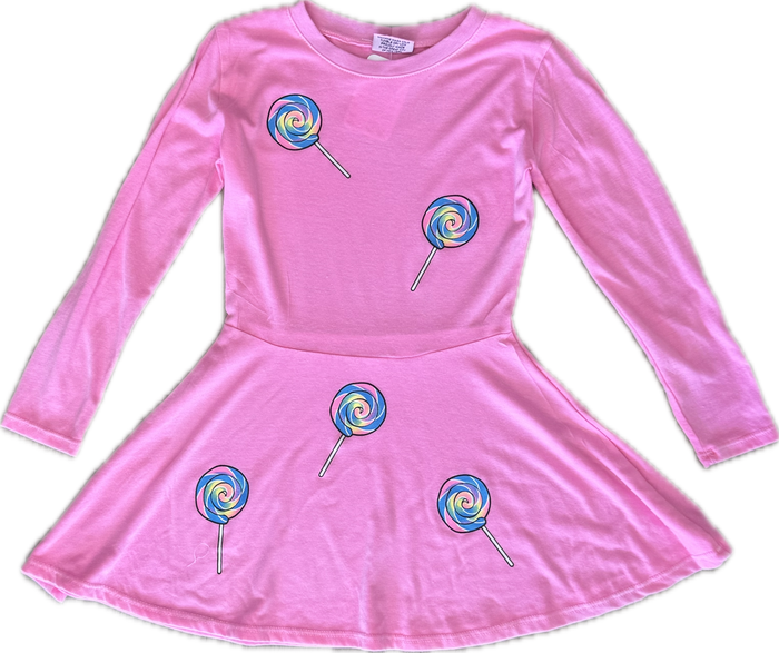 FIREHOUSE- Lollipop Dress (neon pink)