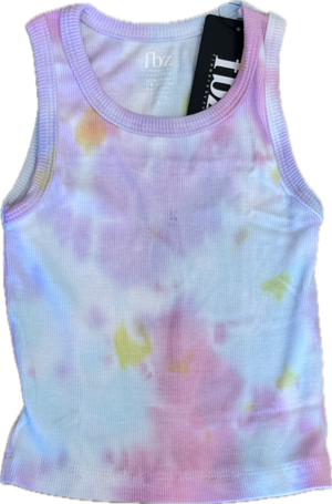 FLOWERS BY ZOE- Pastel Tie Dye Tank