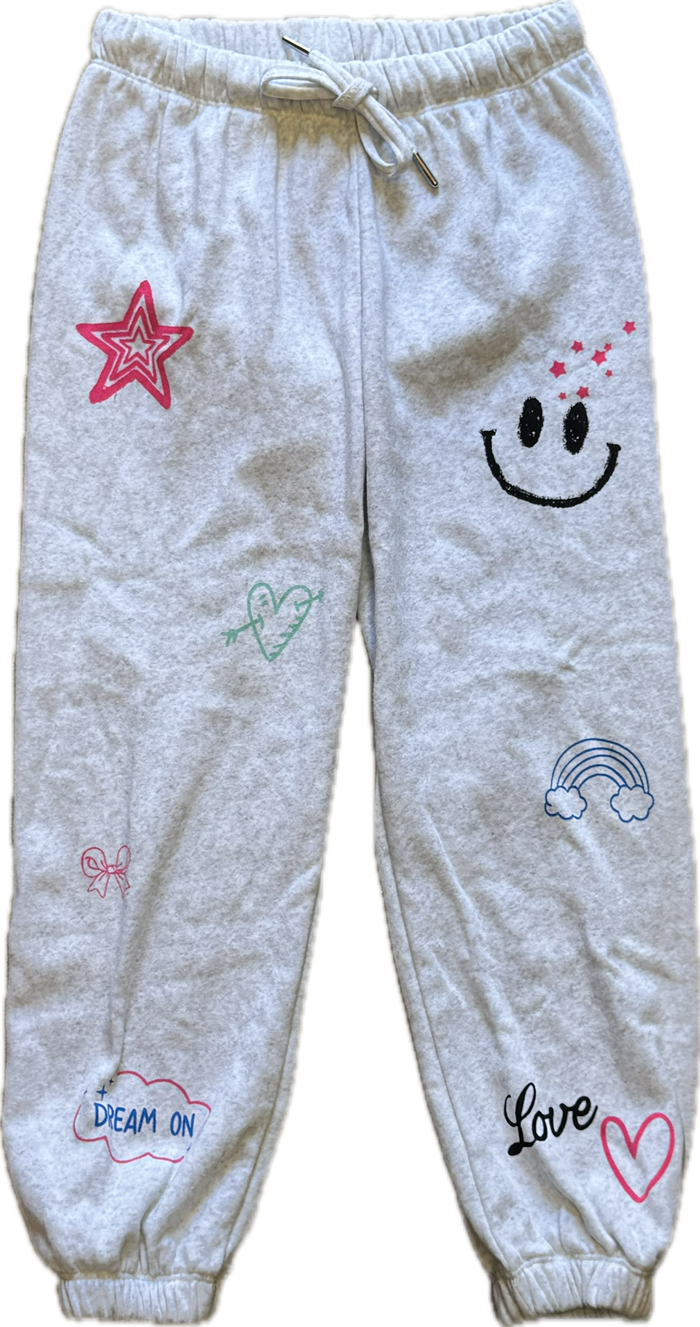 FLOWERS BY ZOE- Doodles Sweatpants