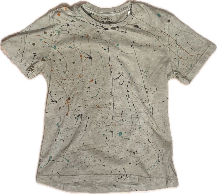 Californian Vintage- Multi Splatter T-shirt (army)