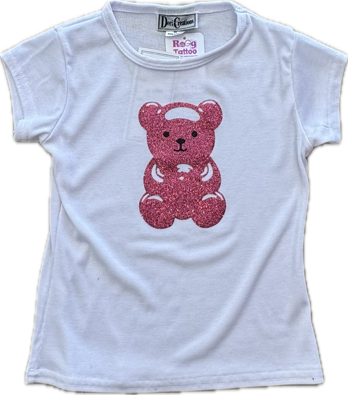 DORI CREATIONS- Pink Bear Shirt