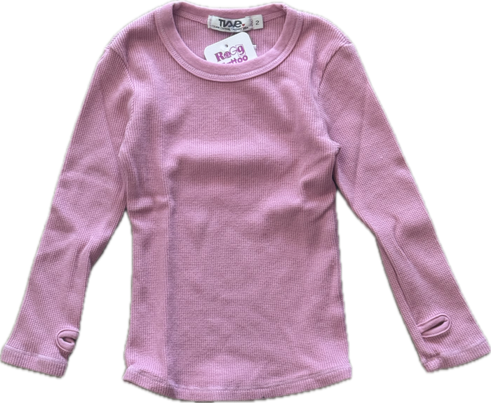 T2LOVE- Crew Neck with thumbholes (pink)