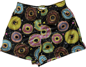 DORI CREATIONS- Donut Shorts (Black)
