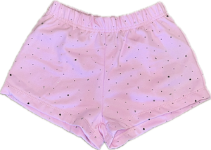 FLOWERS BY ZOE- Studded Shorts (pink)