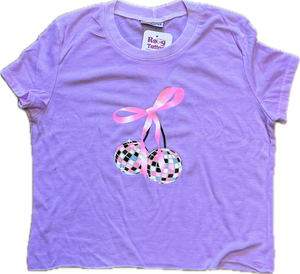 FIREHOUSE- Cherry Disco Darling Top (grape)