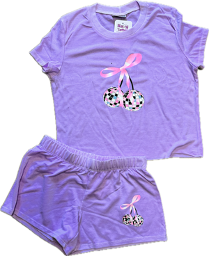 FIREHOUSE- Cherry Disco Darling Top (grape)