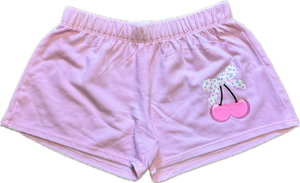 FIREHOUSE- Pink Cherry Bloom Shorts (ice pink)