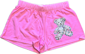 FIREHOUSE- Disco Teddy Shorts (neon pink)