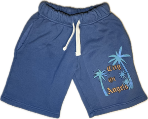 Californian Vintage- City Of Angels Shorts (Dusty Blue)