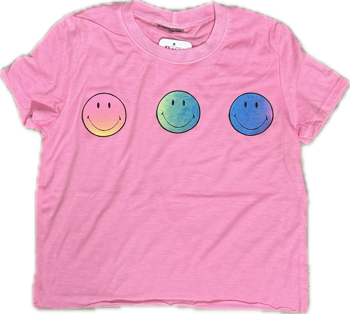 Firehouse- Tri Smiley T-shirt (pink)