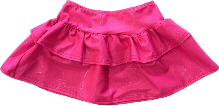 Dori Creations- Neon Pink Ruffle Skirt