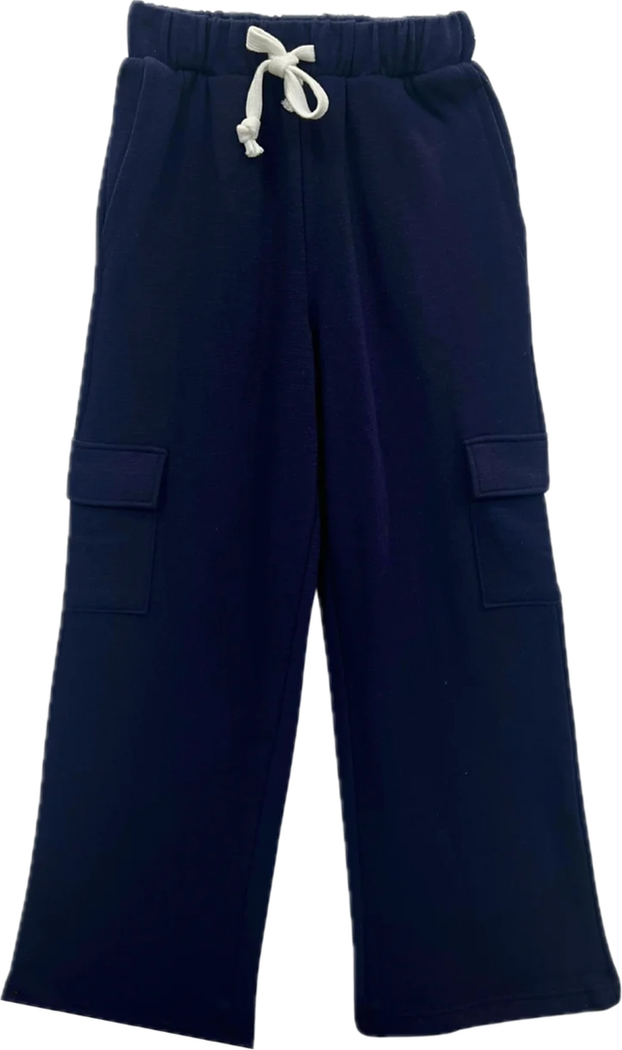 KATIEJ NYC- TWEEN HOPE CARGO LOUNGE PANTS (evening blue)