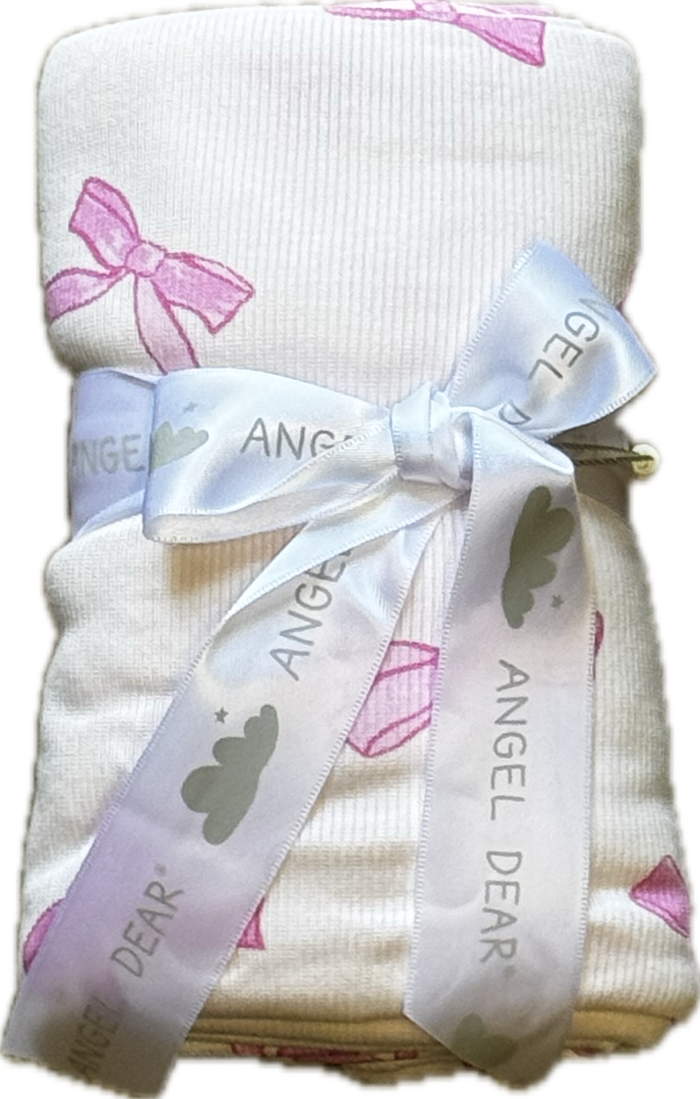 ANGEL DEAR- Swaddle Blanket (Pretty Bow)