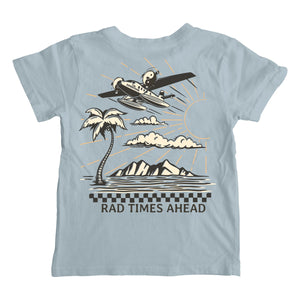 TINY WHALES- T.W Expiditions Tee Shirt (ocean)