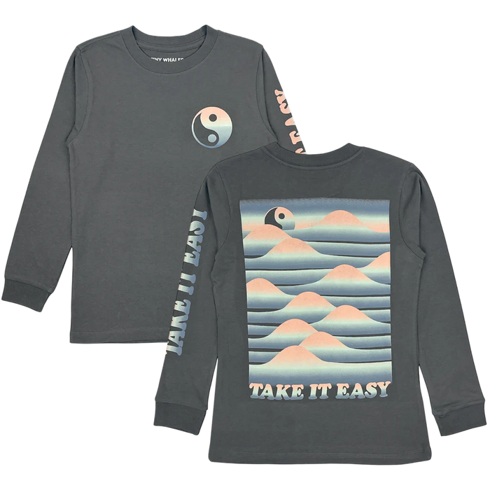Tiny Whales- TAKE IT EASY LS TEE